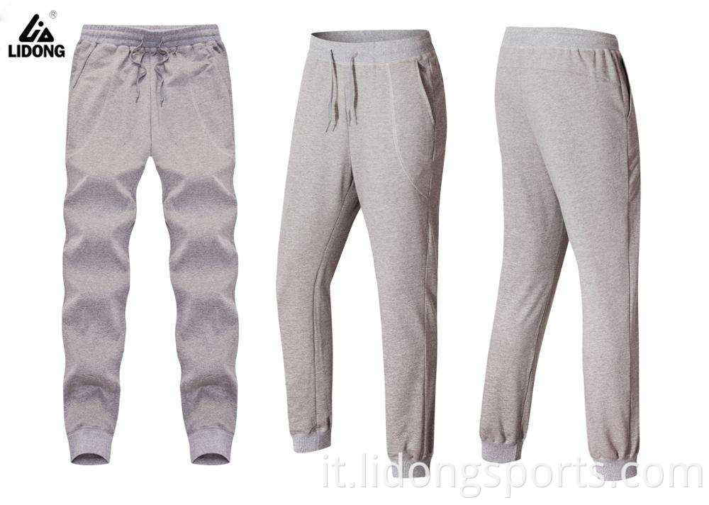 Pantaloni per uomini elastici per maschili per maschili di cotone in poliestere di cotone in cotone